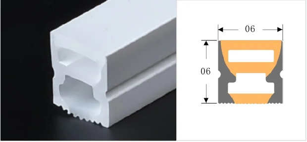 Top-lit Silicone Profiles